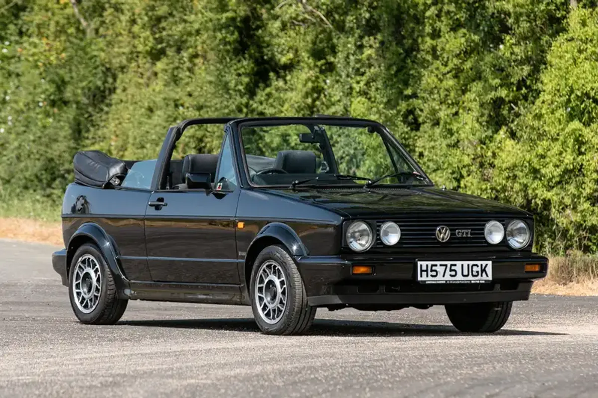 1991 Volkswagen Golf GTI Cabriolet (Mk1) Sold for: £21,150 @ Iconic Auctioneers