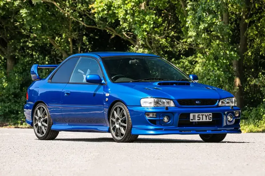 2000 Subaru Impreza P1 sold for £29,250 Sunday @ Iconic Auctioneers CarFest, results