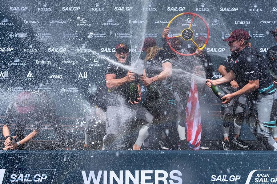 Taylor Canfield and US SailGP Team win in Valencia win