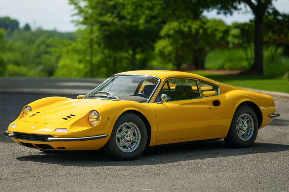 Reference example of a Ferrari Dino 246 GT at Broad Arrow Audrain auction