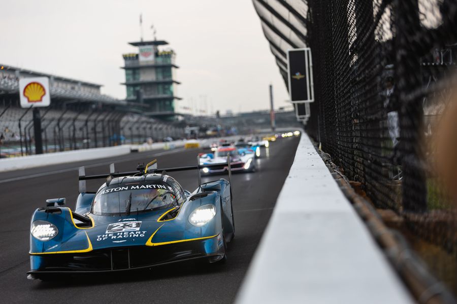 Aston Martin Valkyrie back at the Brickyard 