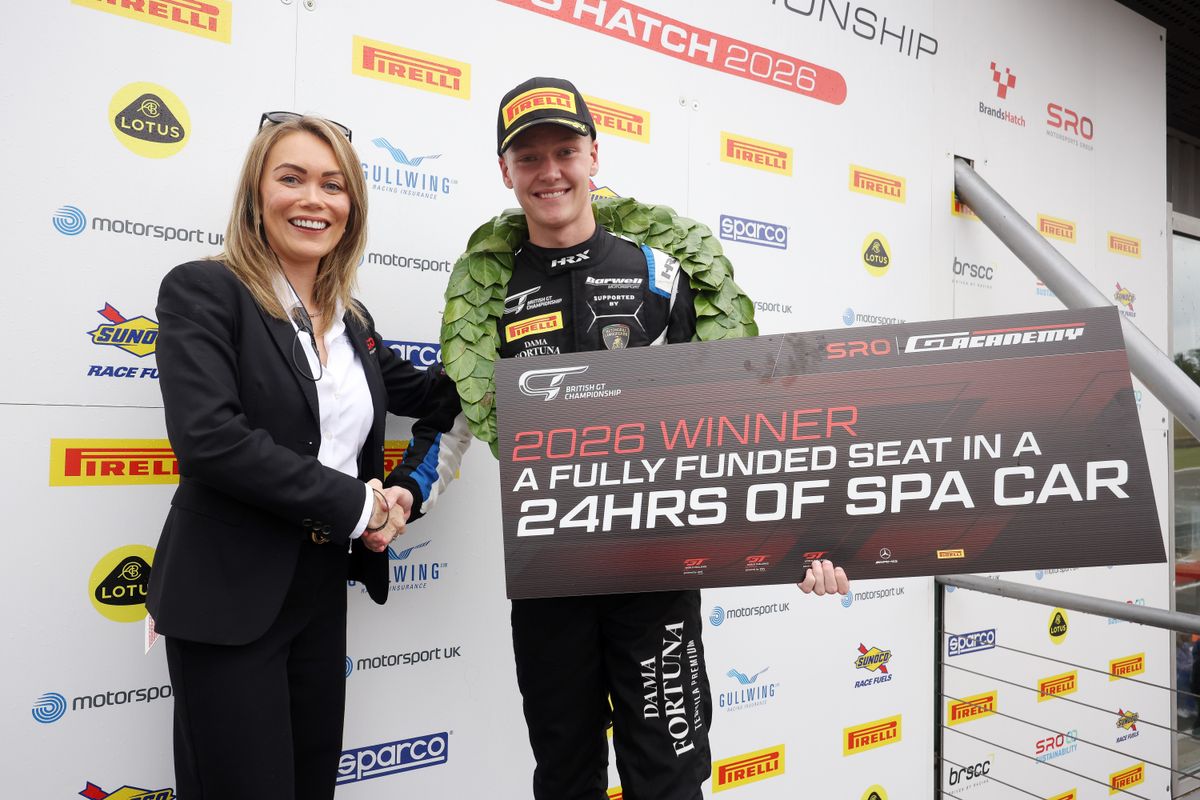 British GT’s SRO GT Academy winner Waberski first to seal 24 Hours of Spa seat
