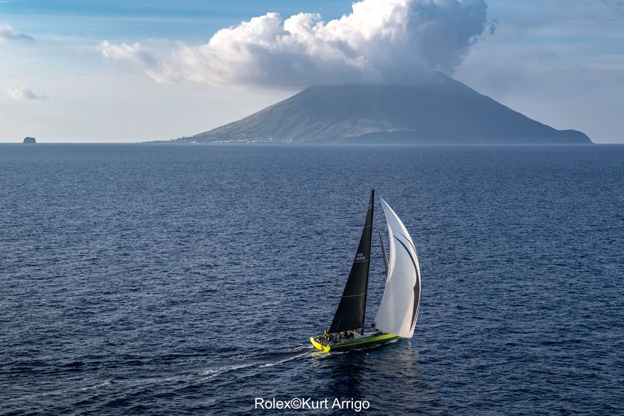 Black Jack In Command Of The Rolex Middle Sea Race