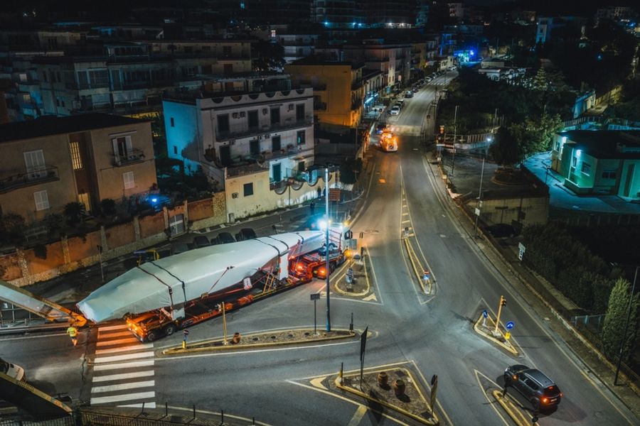 GB1’S AC75 America's Cup Race Boat arrives in Naples