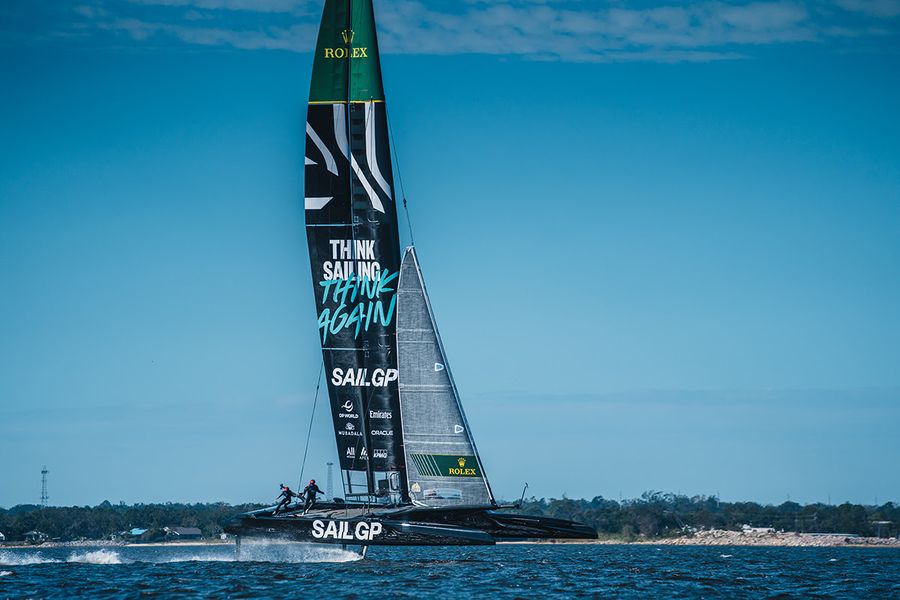 Emirates GBR begin training at SailGP's Pensacola Facility