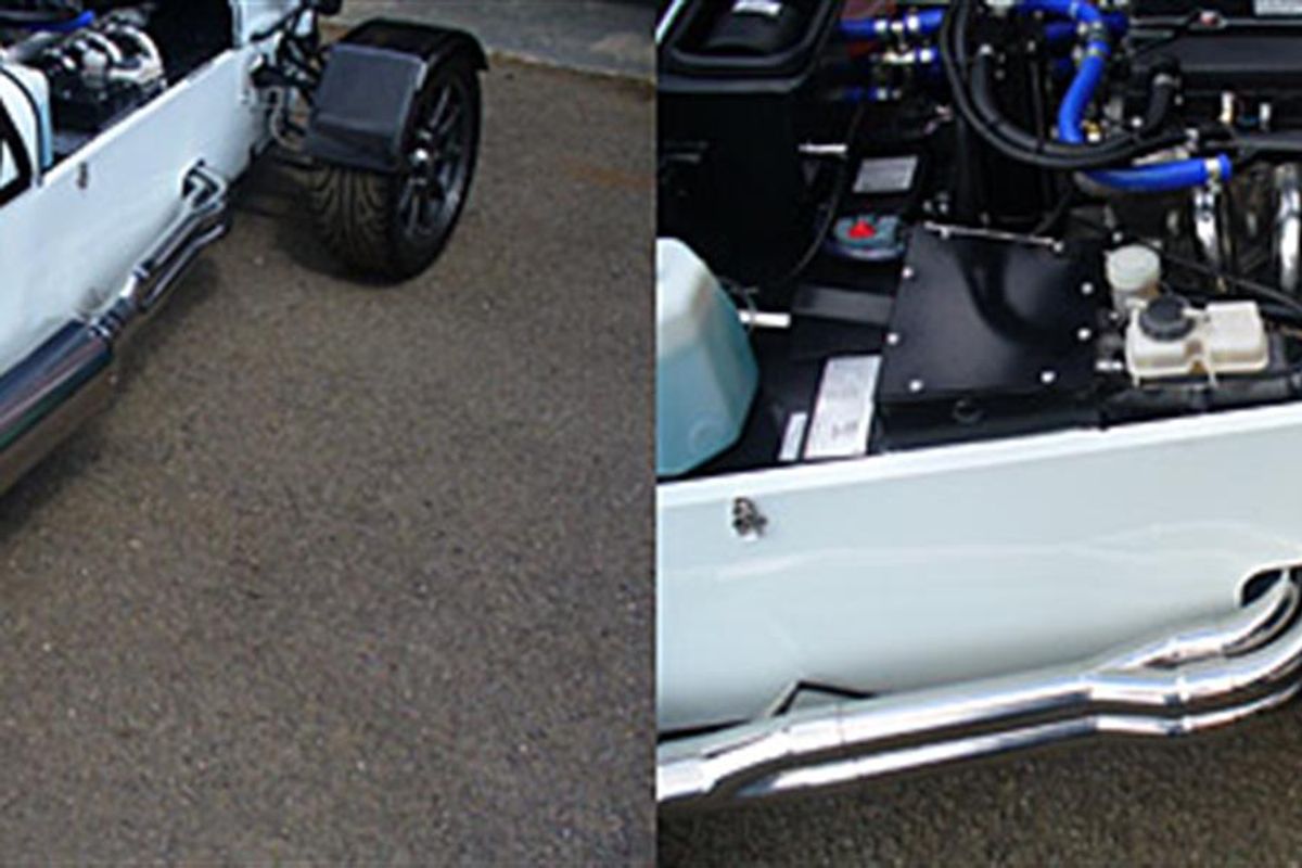 Caterham CSR exhaust