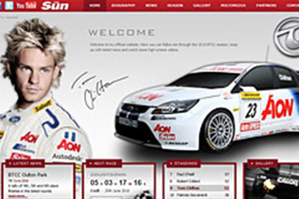 Tom Chilton - BTCC driver web site