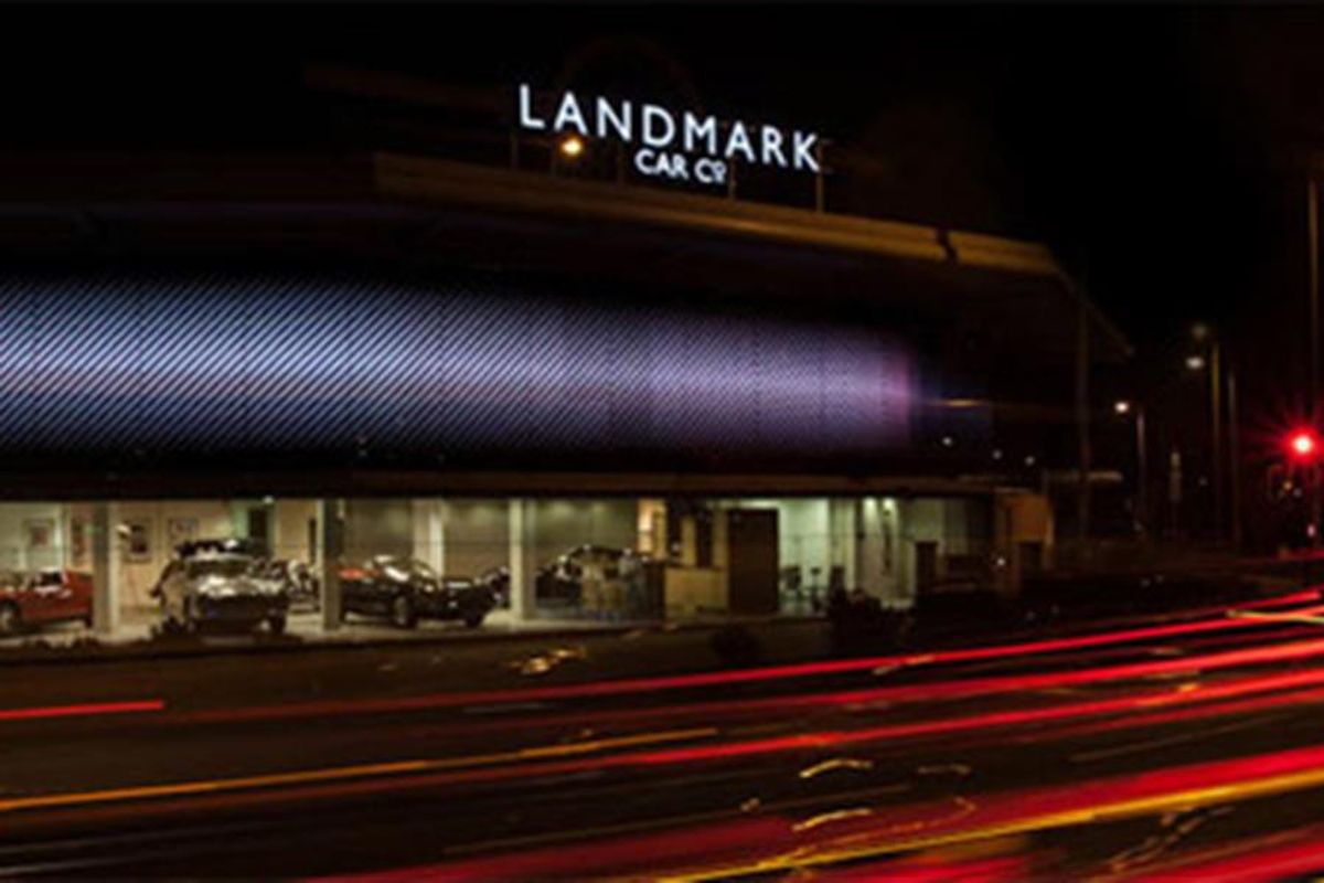 New web site for Landmark Car Company