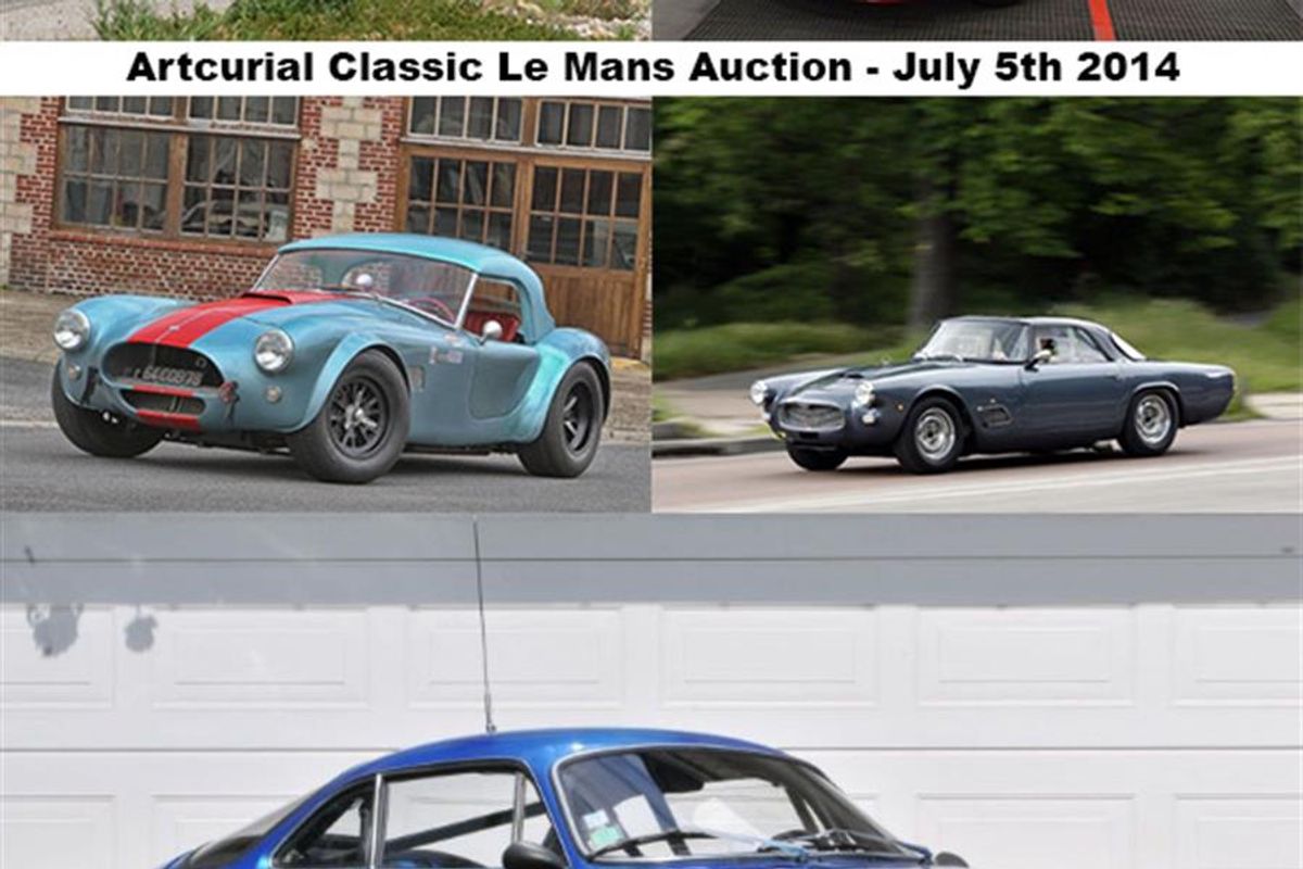 A full grid for Artcurial Motorcars sale at Le Mans Classic