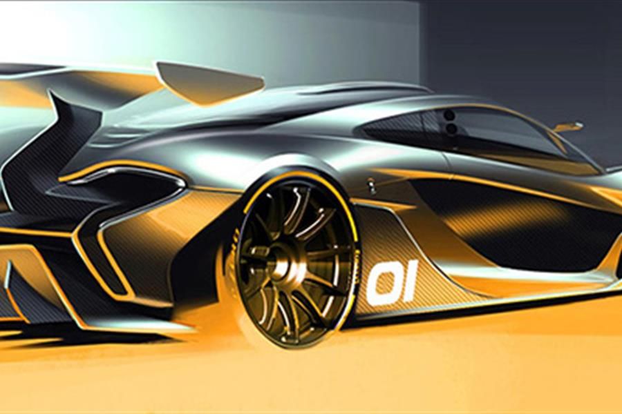 McLaren P1 GTR design concept