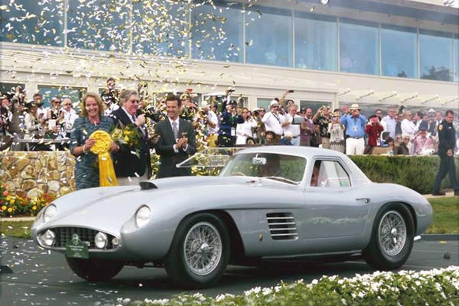 Ferrari 375 MM Scaglietti Coupe wins Pebble Beach Concours