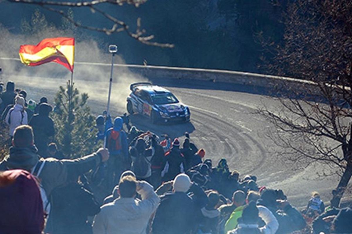 Volkswagen claims a clean sweep of the Monte podium