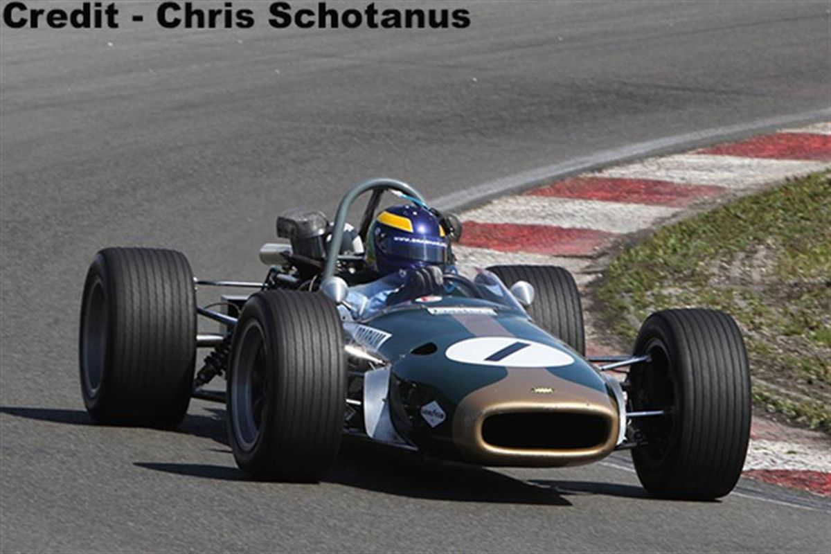 Hall and Hall's Brabham cars on display at Race Retro 