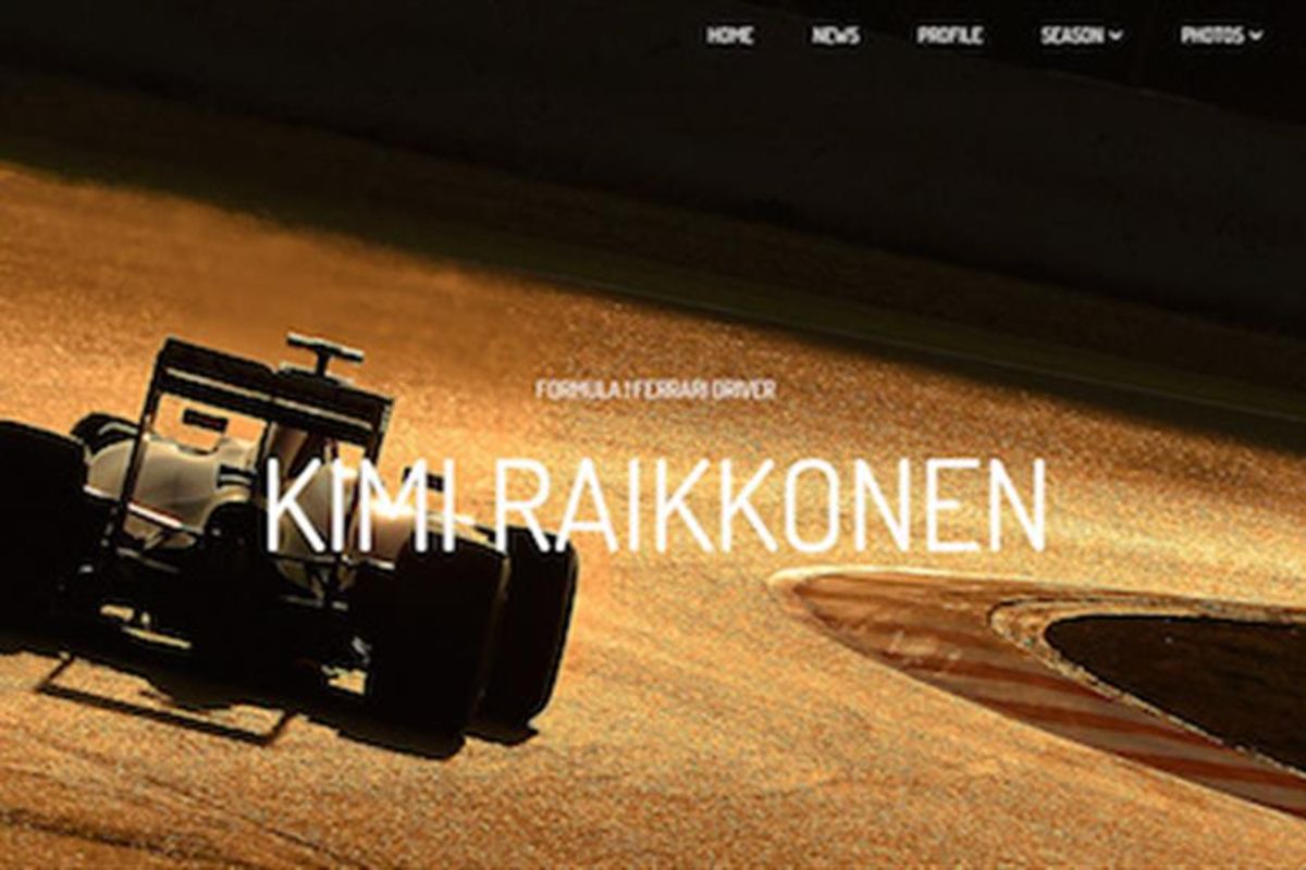 The Iceman returns for 2015 - New Kimi Raikkonen site by Racecar