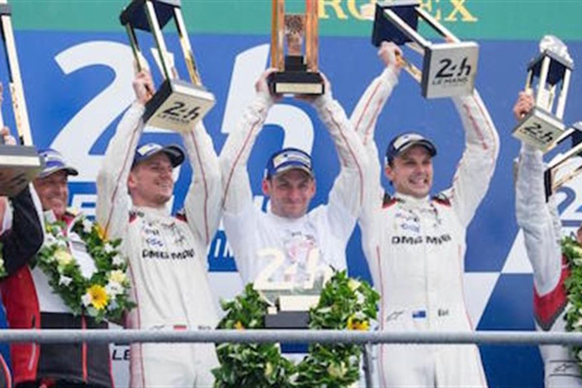 Porsche seals historic victory at Le Mans with convincing 1,2