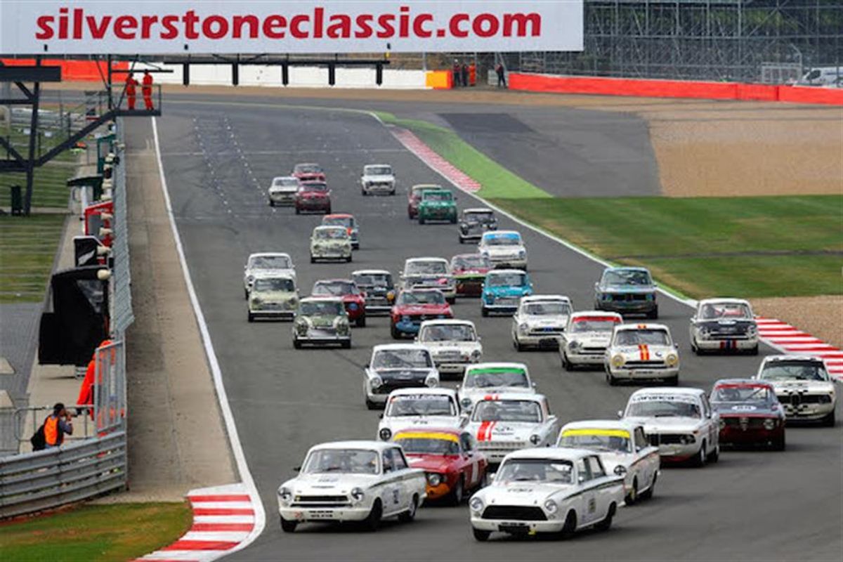 Matt Neal and Gordon Shedden team up in Lotus Cortina for Silverstone Classic