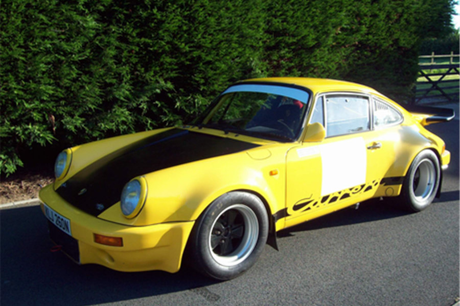 1975 Porsche 911 Carrera 2.7 MFI Coupe Race Car offered at Silverstone Classic Auction