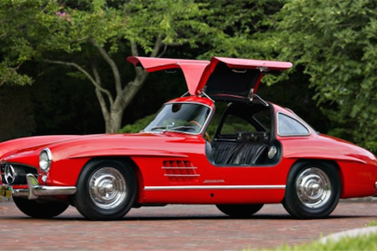 German Engineering at  Pebble Beach, 1955 Mercedes-Benz 300 SL Gullwing