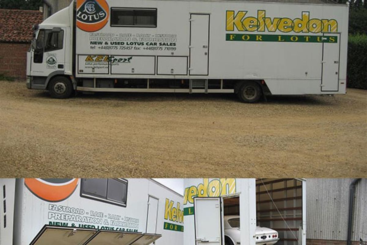 Race transporter for sale - drives on car licence