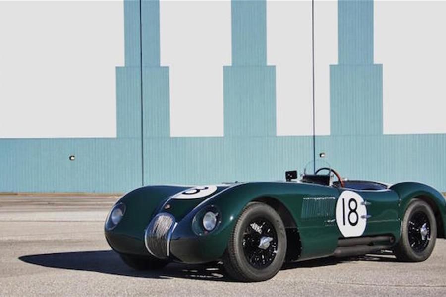British Beauty: 1953 Jaguar C-Type Evocation at Amelia Island