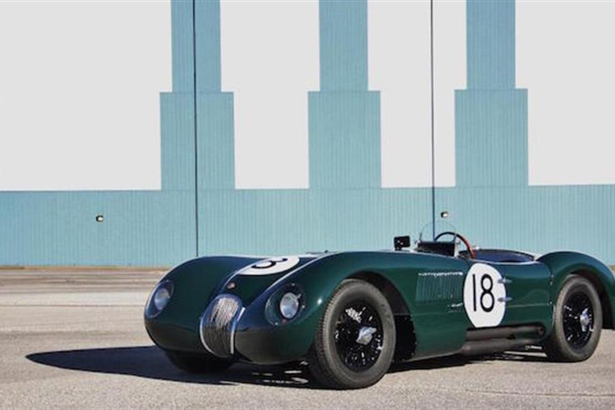 British Beauty: 1953 Jaguar C-Type Evocation at Amelia Island