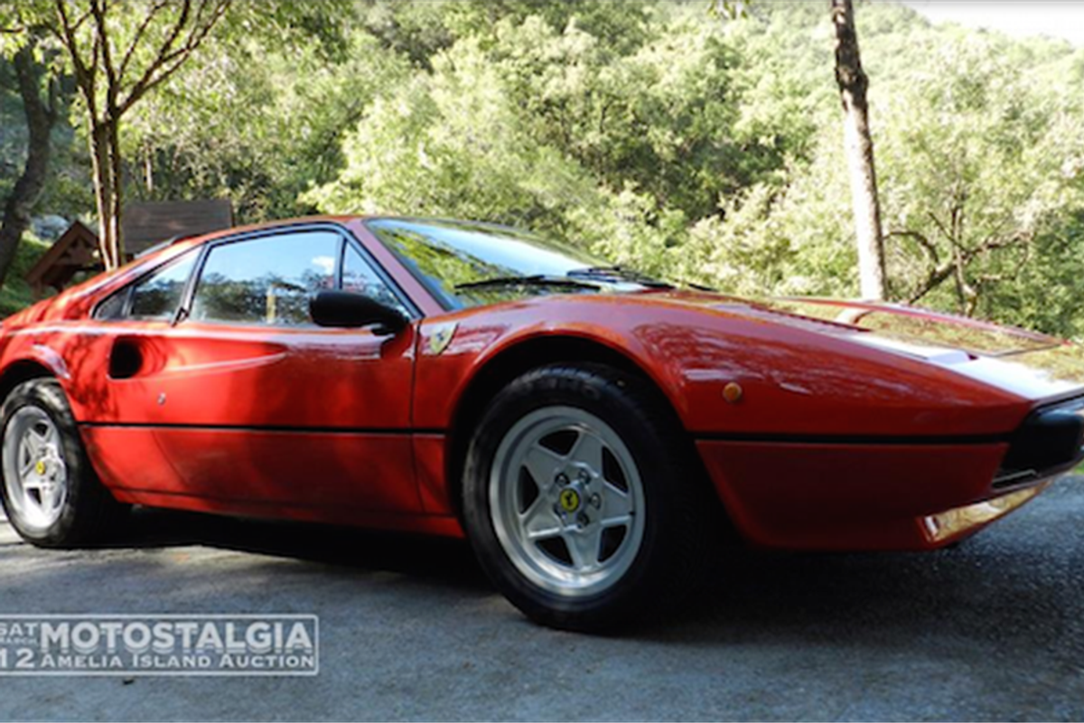 1980 Ferrari 308 GTB Without Reserve At Motostalgia Amelia Island Auction