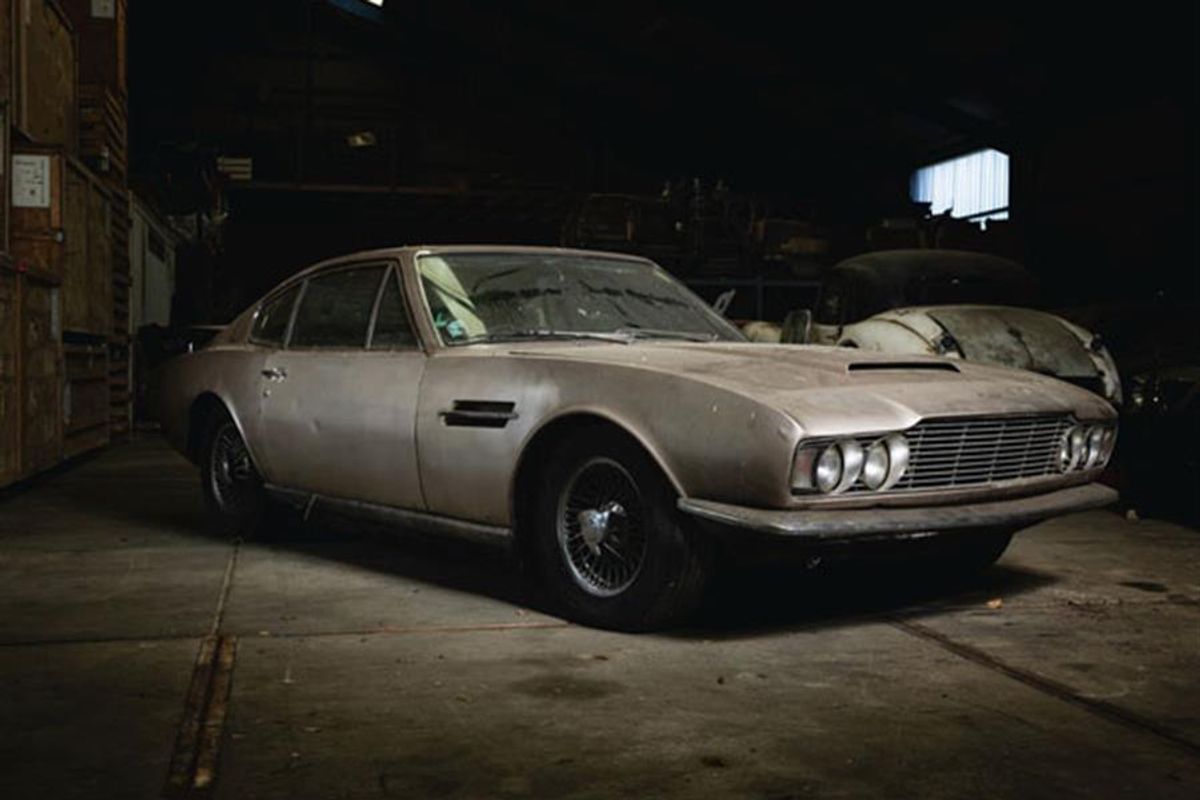 Aston Martin emerges 30 years hibernation in island barm