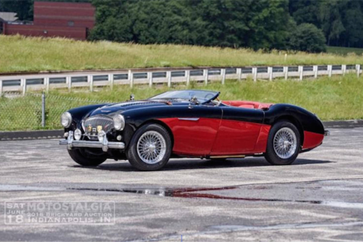 1956 Austin-Healey 100M Factory Le Mans at Motostalgia Brickyard Auction