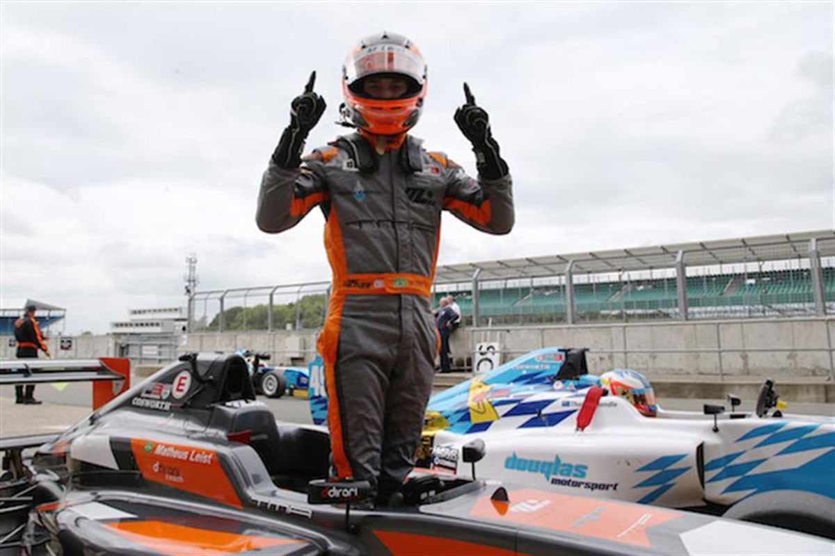 Leist benefits from restart to claim Silverstone Saturday F3 victory