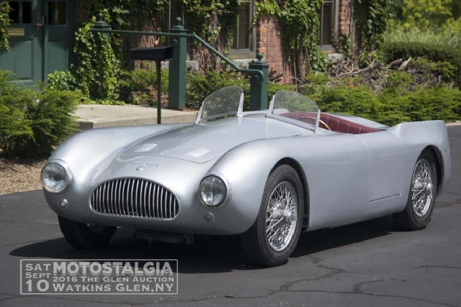 1952 Cisitalia 202 SMM Spider Nuvolari Evocation on offer at Motostalgia