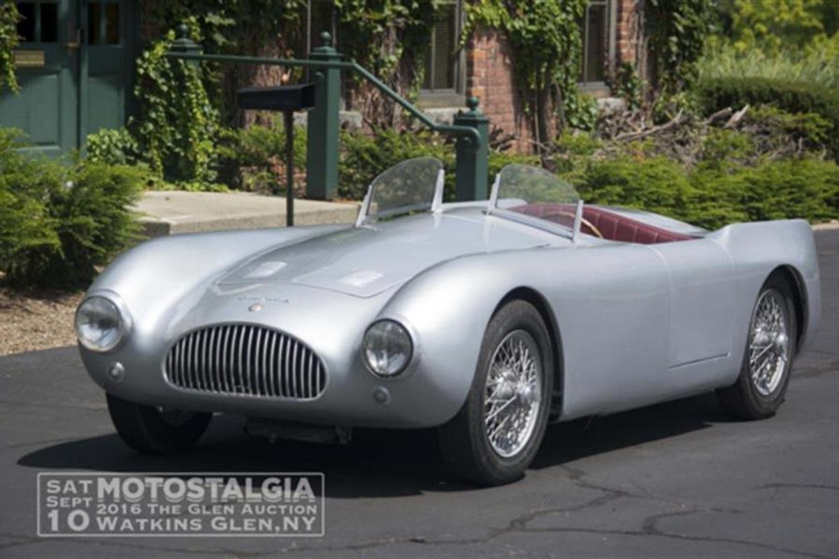 1952 Cisitalia 202 SMM Spider Nuvolari Evocation on offer at Motostalgia