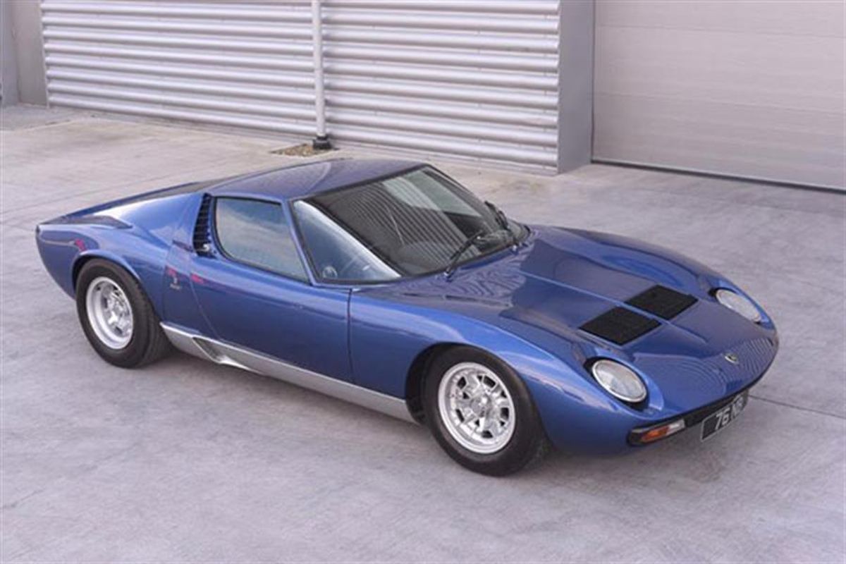 Ex-Rod Stewart Lamborghini Miura P400 S under the hammer at Coys