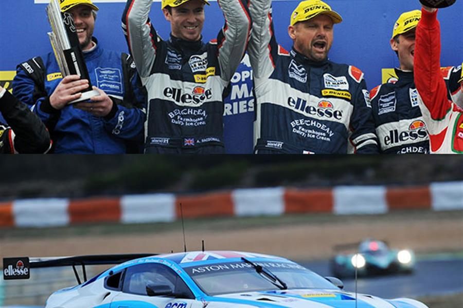 Alex MacDowall and Aston Martin Beechdean Racing  take LMGTE title