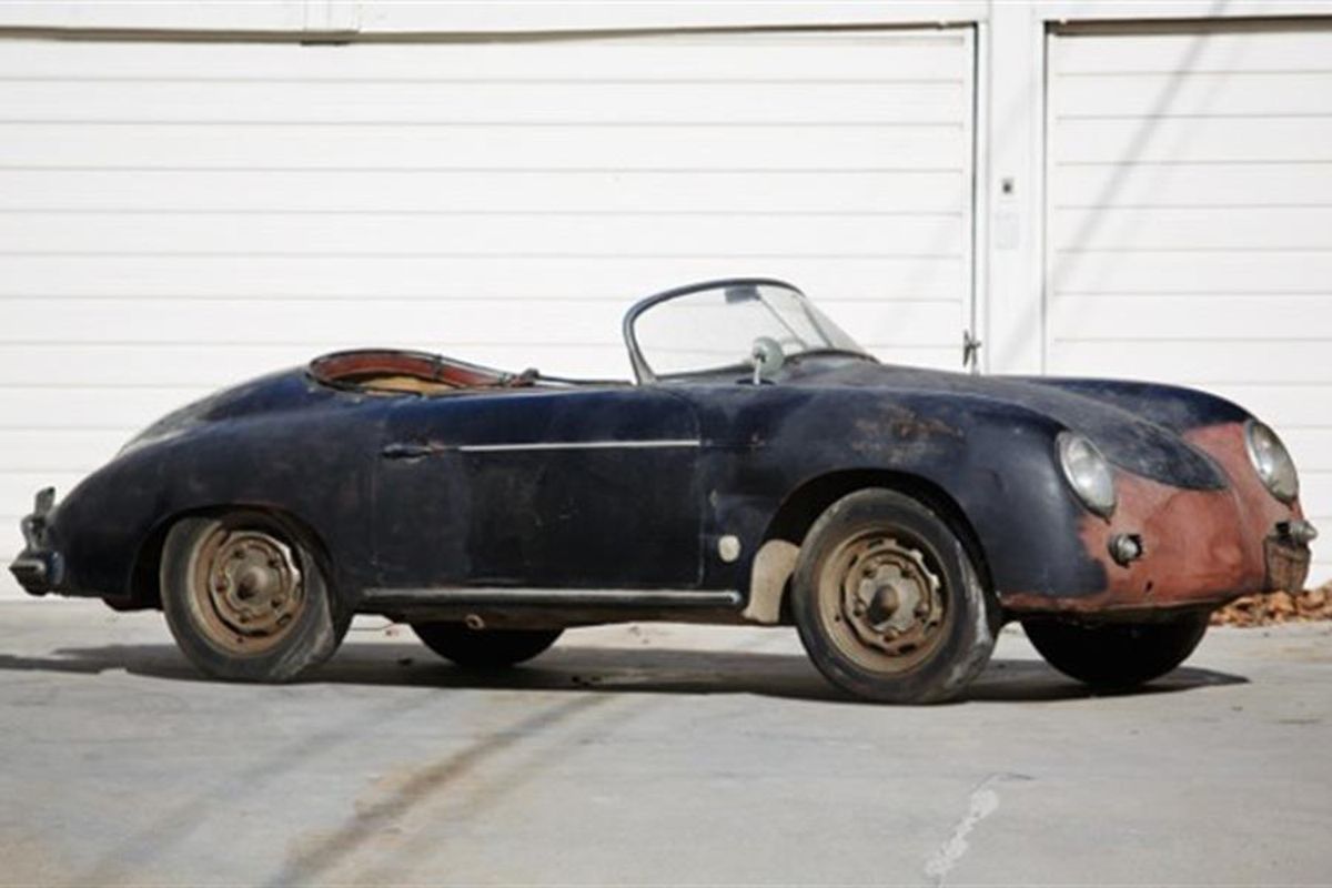 'Barn find' 1958 Porsche 356 A Super Speedster at Scottsdale auction