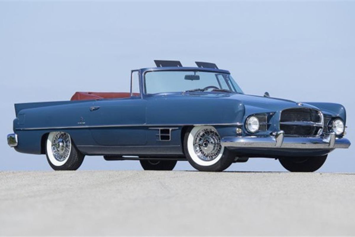 Fully restored 1957 Dual-Ghia on offer at Scottsdale