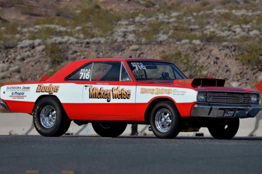 2 1968 Dodge Hemi Dart LO23 Super Stocks at Mecum Los Angeles Auction