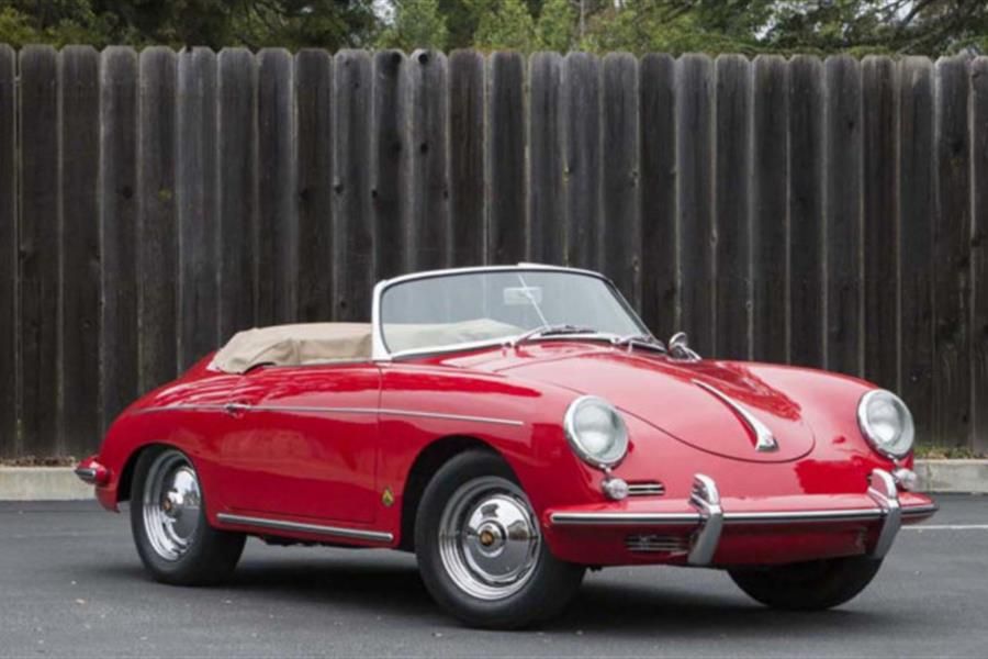 1960 Porsche 356B T5 Roadster on offer at Mecum LA auction