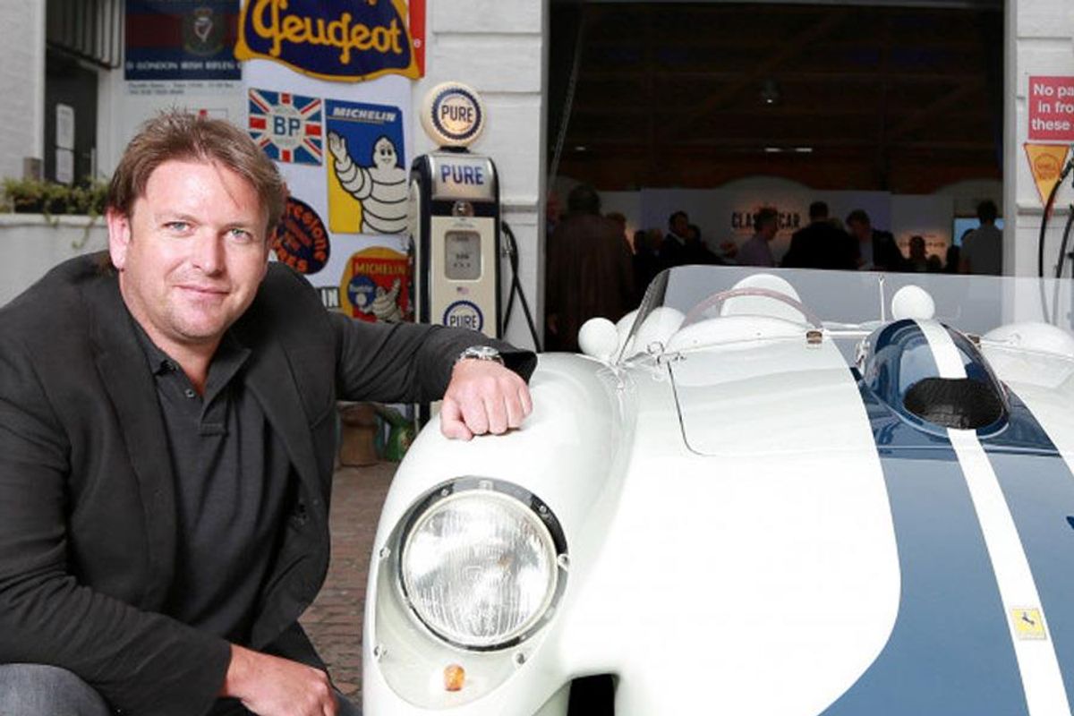 TV chef James Martin cooks up a classic menu for petrolheads