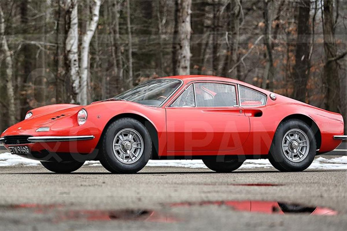 Maranello Thoroughbreds at Amelia Island include 1968 Ferrari Dino 206 GT