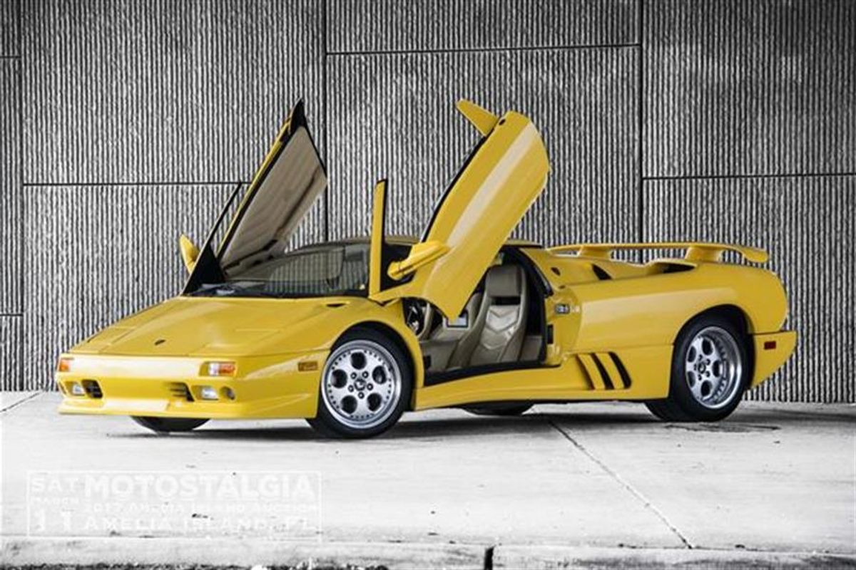 Motostalgia offer 1997 Lamborghini Diablo VT Roadster at Amelia
