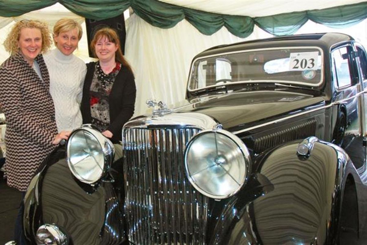 Grandad's Jag comes back home after Historics at Brooklands
