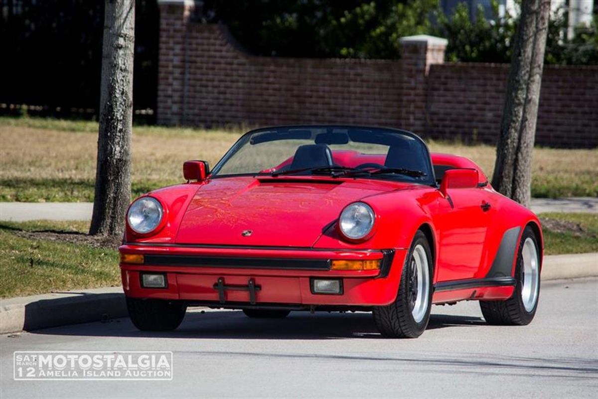 1989 Porsche 911 Speedster reaches $203,500 at Motostalgia's Amelia sale