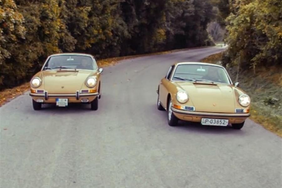 Pair of 50-Year-Old Porsche 911 'Twins' at HandH Classics Duxford Auction
