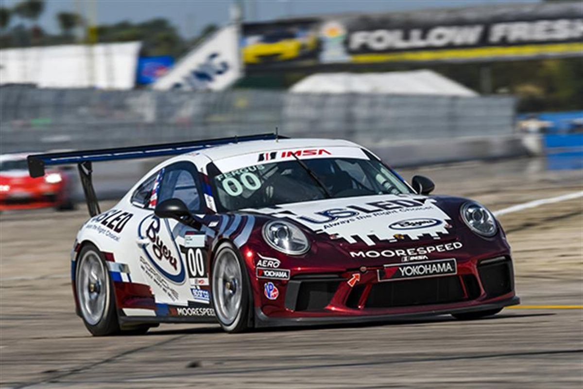 Corey Fergus Scores IMSA GT3 Cup Challenge USA Podium