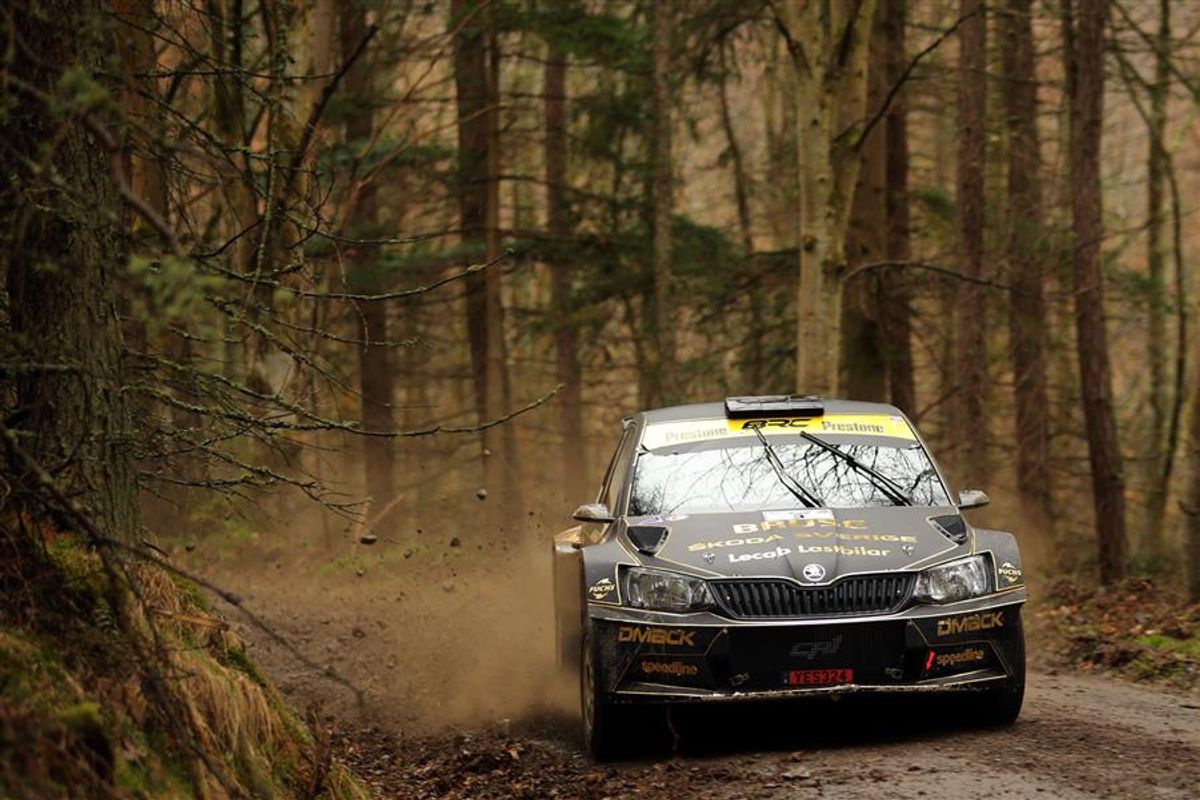 Fredrik Ahlin opens 2017 with Border Counties Rally win in Scotland