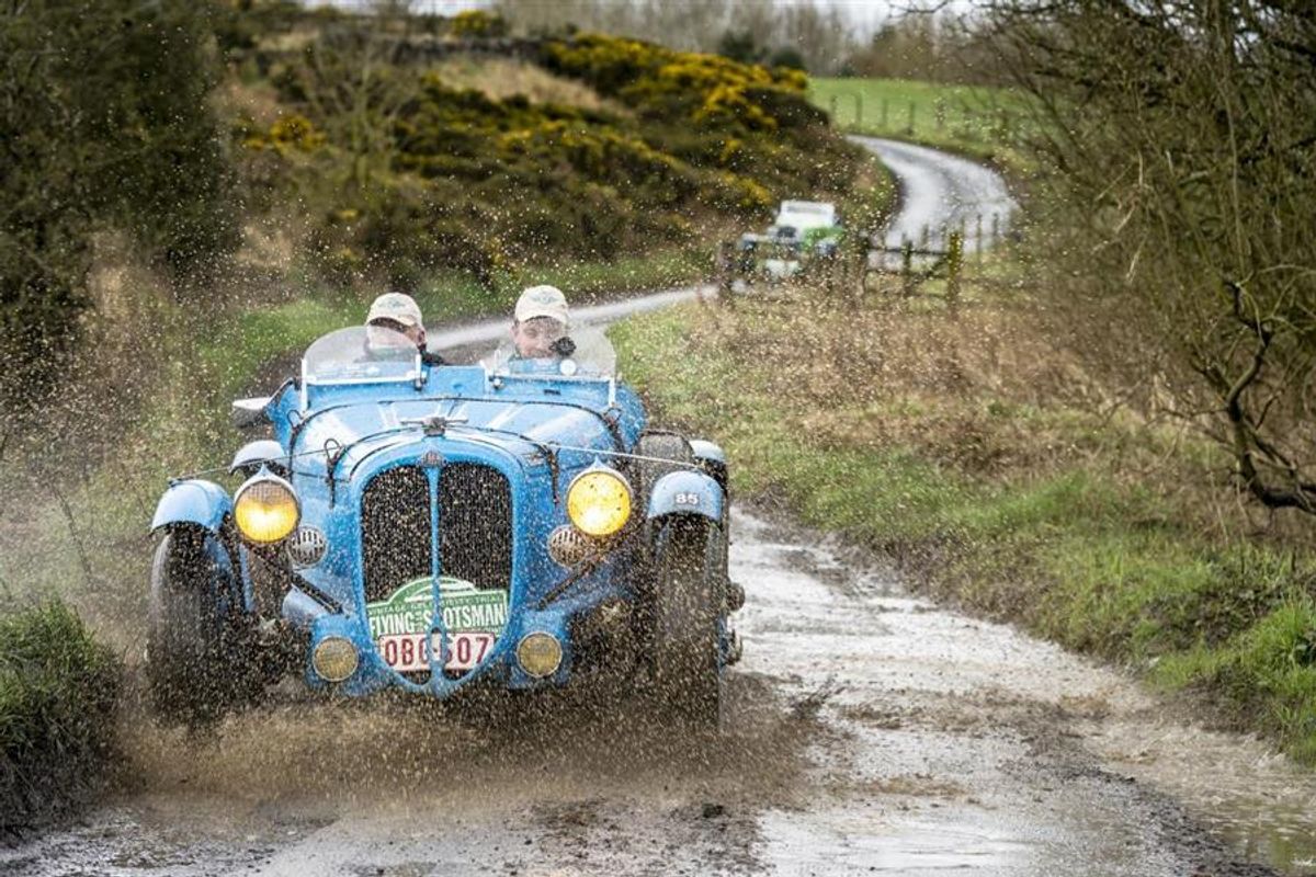 Flying Scotsman Vintage Rally ready for the off Market and Auction