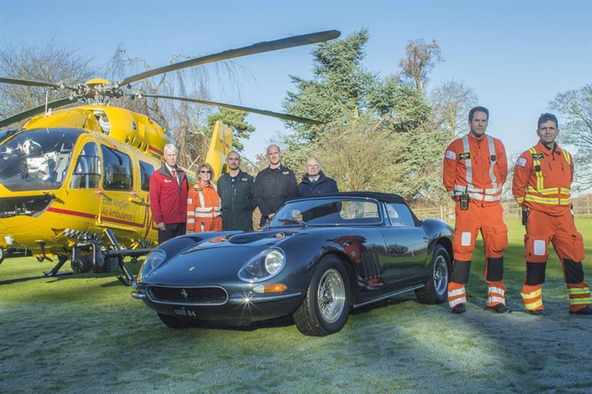 Ferrari 330 GT Nembo Spider to benefit the East Anglian Air Ambulance
