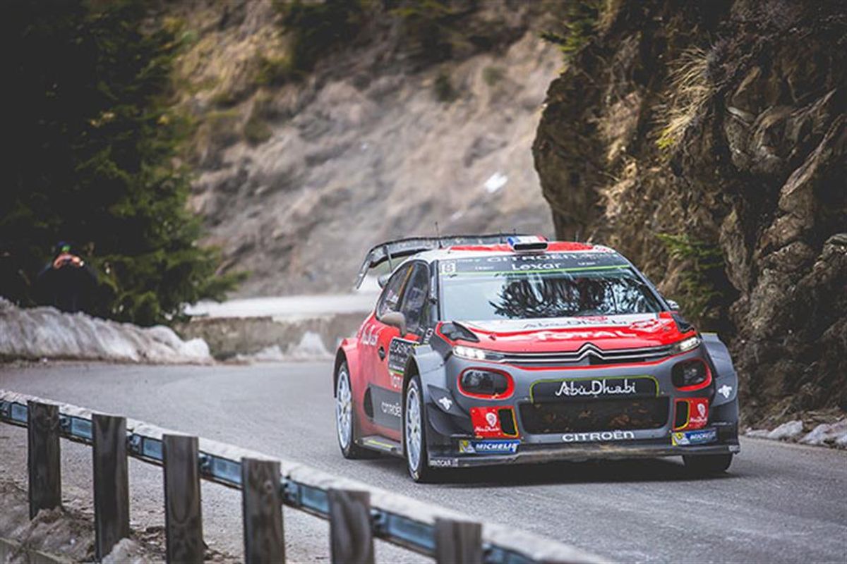 Three Citroen C3 WRC's line up for Tour de Corse 
