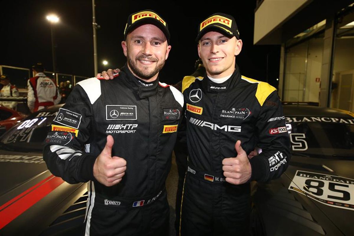 Franck Perera,Maxi Buhk winners of turbulent Blancpain GT Qualifying Race