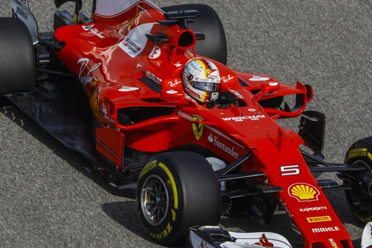 Vettel tops Bahrain GP FP1, Kimi sidelined with engine woes